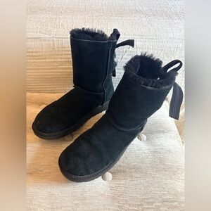 UGG Women's Black Suede Boots SIZE 10